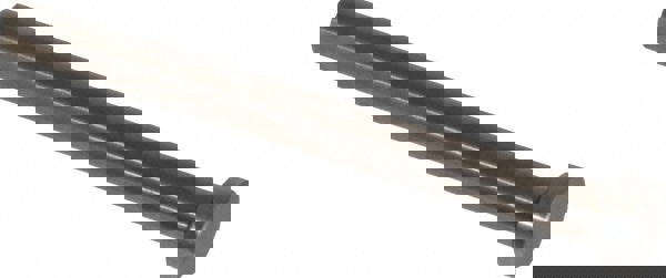 Straight Ejector Pin: 9 mm Pin Dia, 100 mm OAL, Steel